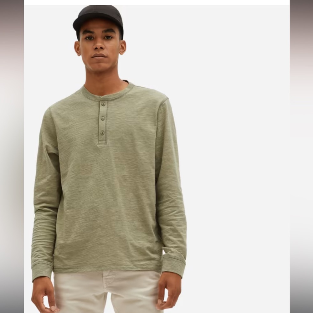 Everlane Organic Premium-Weight Slub Henley